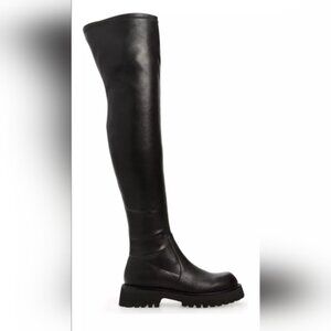 Jeffrey Campbell black over the knee boots